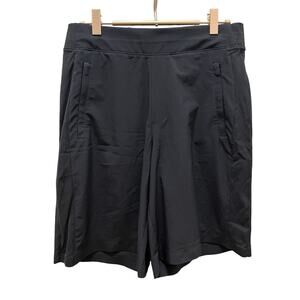 Athleta Womens Tribeca Athletic Bermuda Shorts‎ Size 6 Black Athleisure Gym
